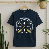 Funny Salem Broom Company For A Witch Fan Halloween T-Shirt thumb 2