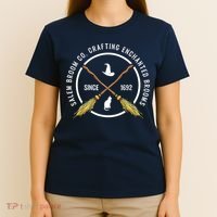Funny Salem Broom Company For A Witch Fan Halloween T-Shirt thumb 4