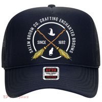 Funny Salem Broom Company For A Witch Fan Halloween Hat thumb 0