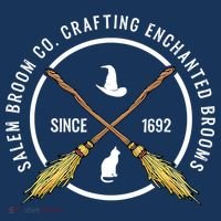 Funny Salem Broom Company For A Witch Fan Halloween Hat thumb 2