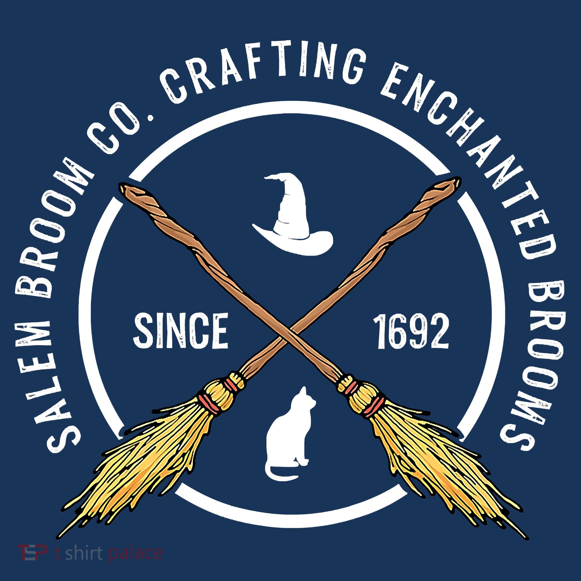 Funny Salem Broom Company For A Witch Fan Halloween Hat