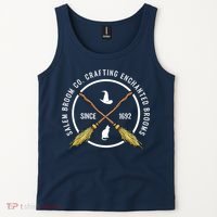 Funny Salem Broom Company For A Witch Fan Halloween Tank Top thumb 2