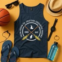Funny Salem Broom Company For A Witch Fan Halloween Tank Top thumb 4