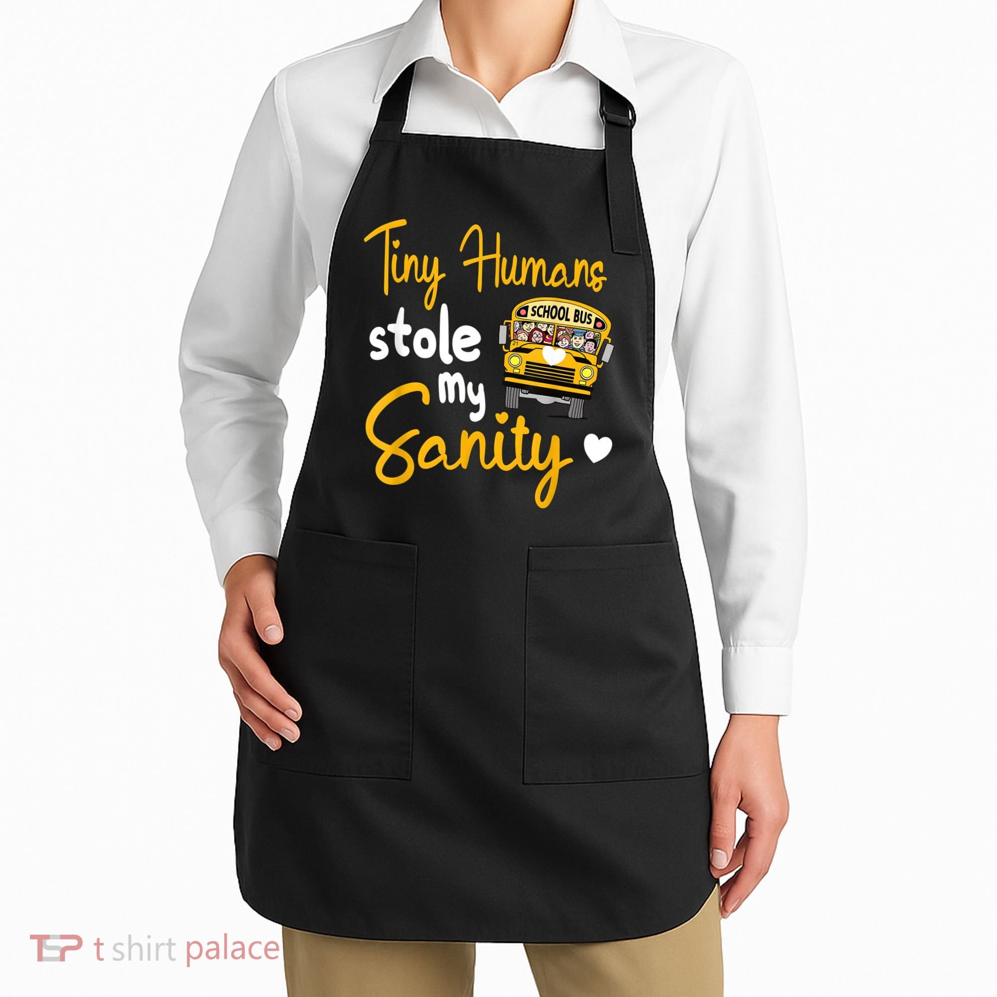 Funny School Bus Driving School Bus Driver Apron