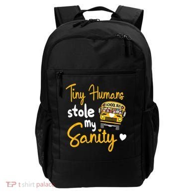 Funny School Bus Driving School Bus Driver Backpack