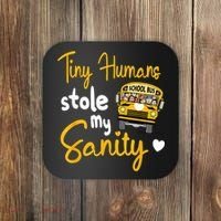 Funny School Bus Driving School Bus Driver Coaster thumb 0