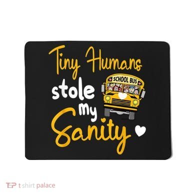 Funny School Bus Driving School Bus Driver Mousepad