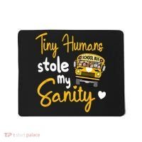 Funny School Bus Driving School Bus Driver Mousepad thumb 0