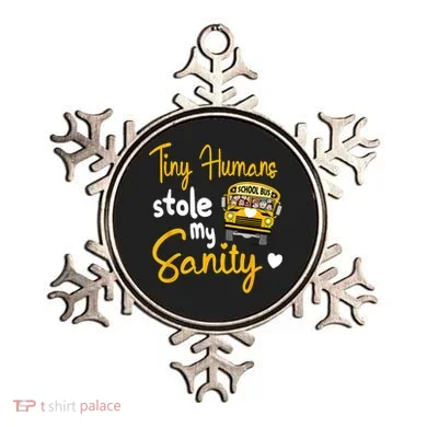 Funny School Bus Driving School Bus Driver Ornament