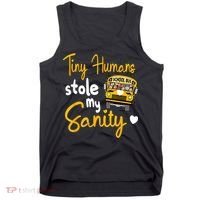 Funny School Bus Driving School Bus Driver Tank Top thumb 0