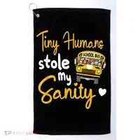Funny School Bus Driving School Bus Driver Golf Towel thumb 0