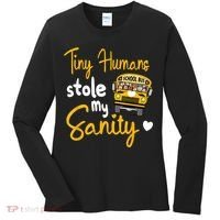 Funny School Bus Driving School Bus Driver Women's Long Sleeve Shirt thumb 0