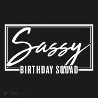 Funny Sassy Birthday Squad Matching Group Shirts Kids Long Sleeve Shirt thumb 2