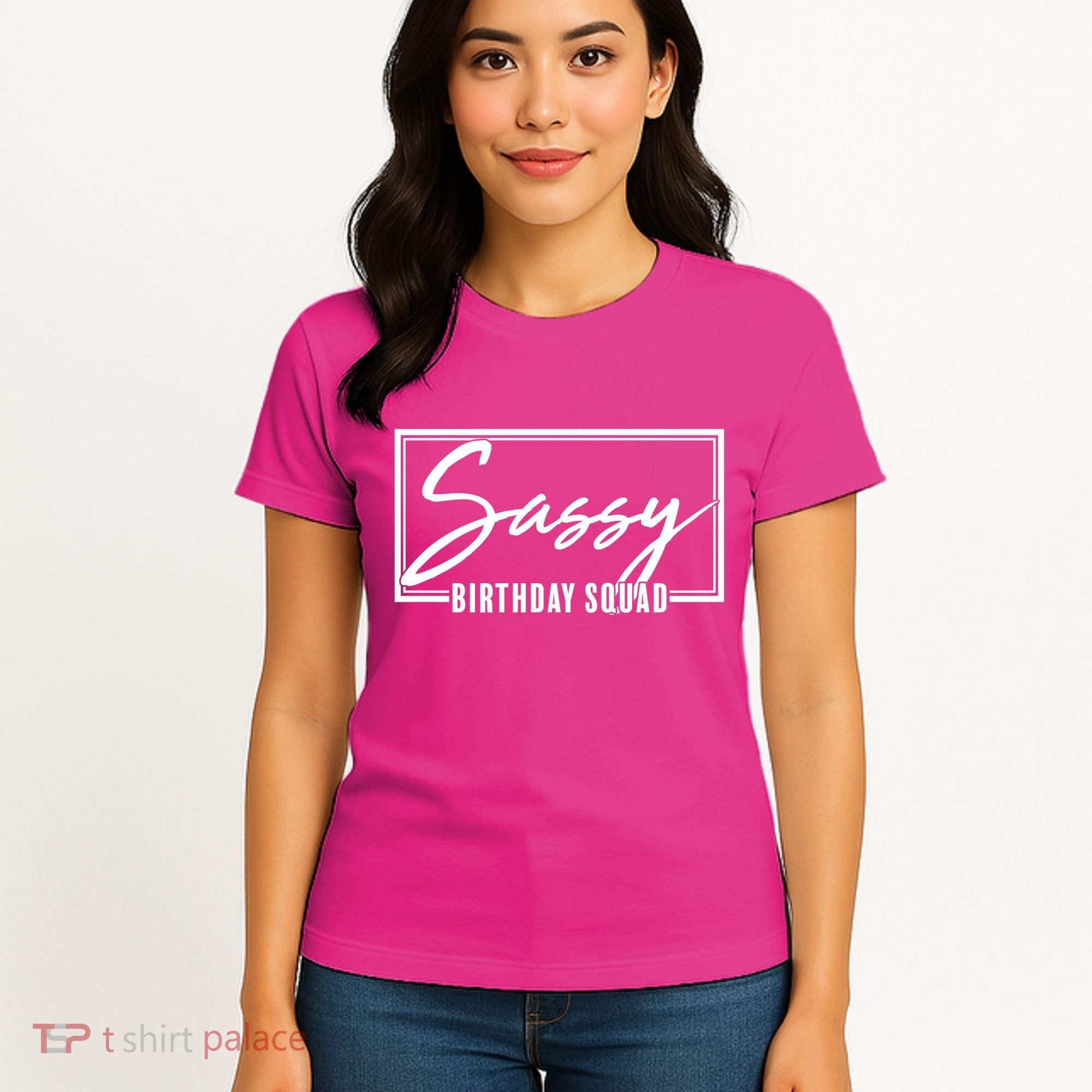 Funny Sassy Birthday Squad Matching Group Shirts Women's T-Shirt