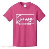 Funny Sassy Birthday Squad Matching Group Shirts Kids T-Shirt thumb 0