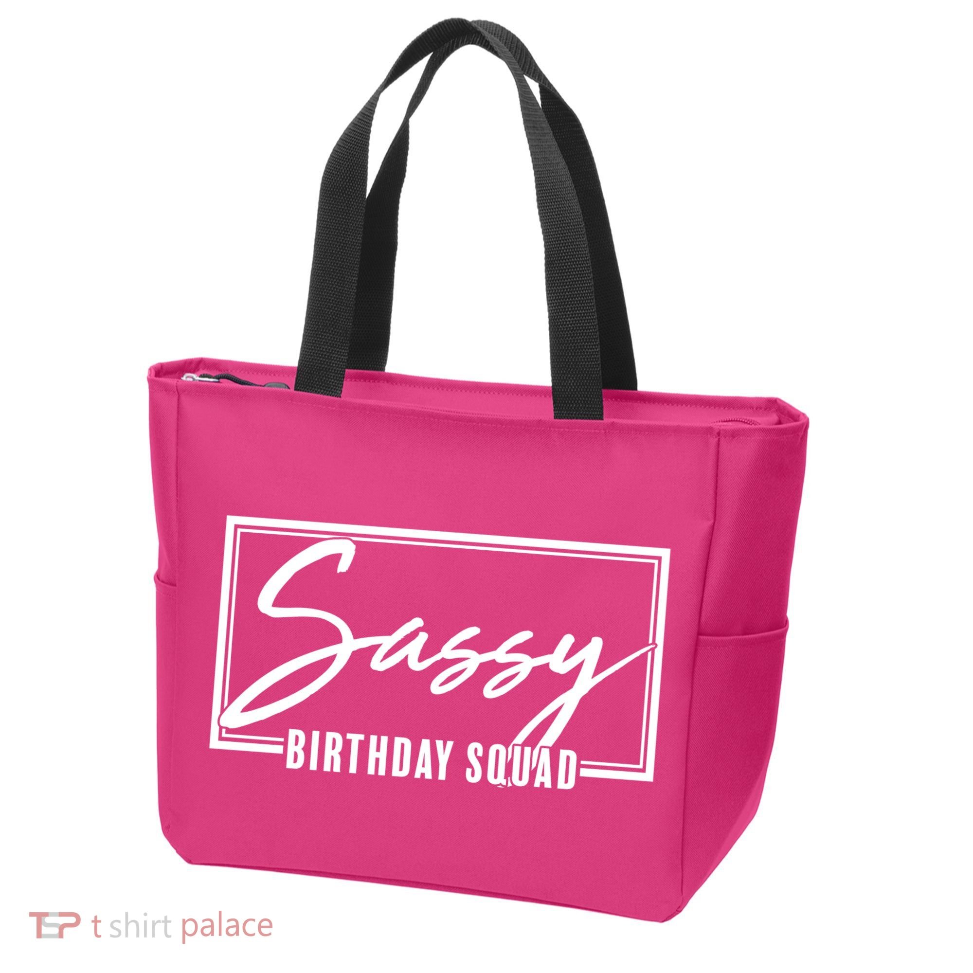 Funny Sassy Birthday Squad Matching Group Shirts Tote Bag