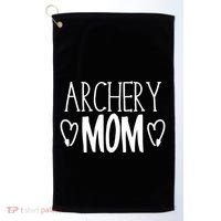 Funny Sarcastic Bow Hunter Archer Gift Archery Mom Gift Golf Towel thumb 0