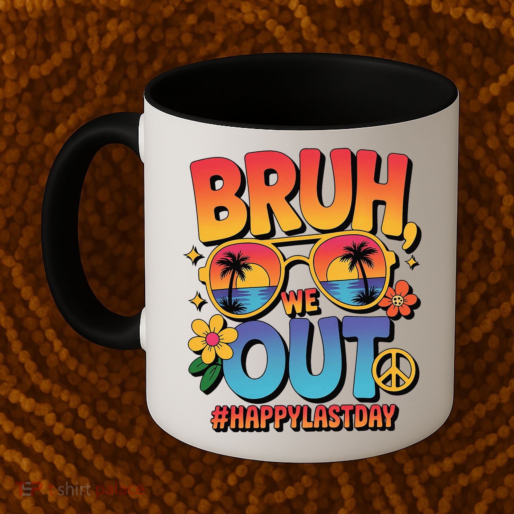Funny Summer Break Bruh We Out Last Day Of School Teacher Coffee Mug