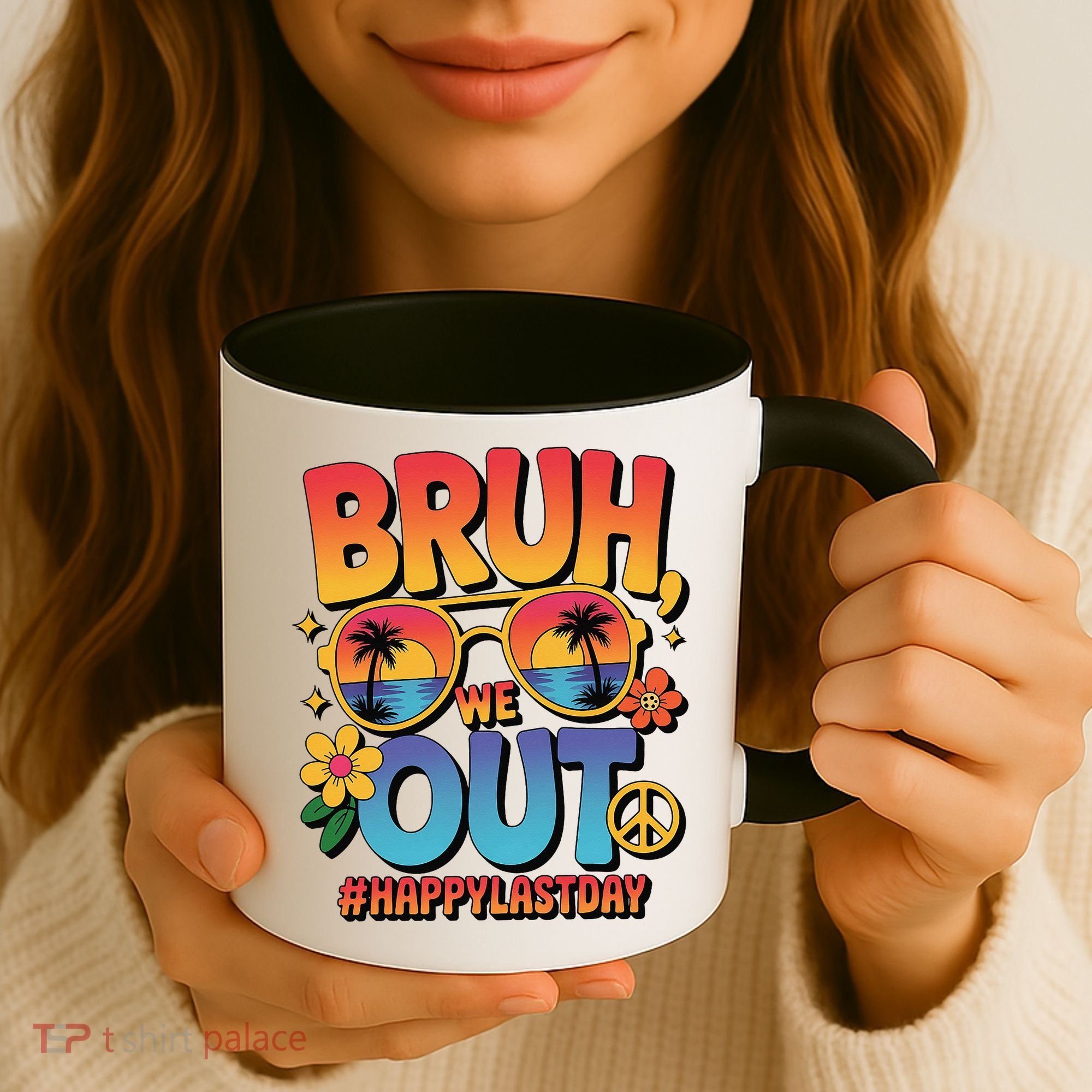 Funny Summer Break Bruh We Out Last Day Of School Teacher Coffee Mug