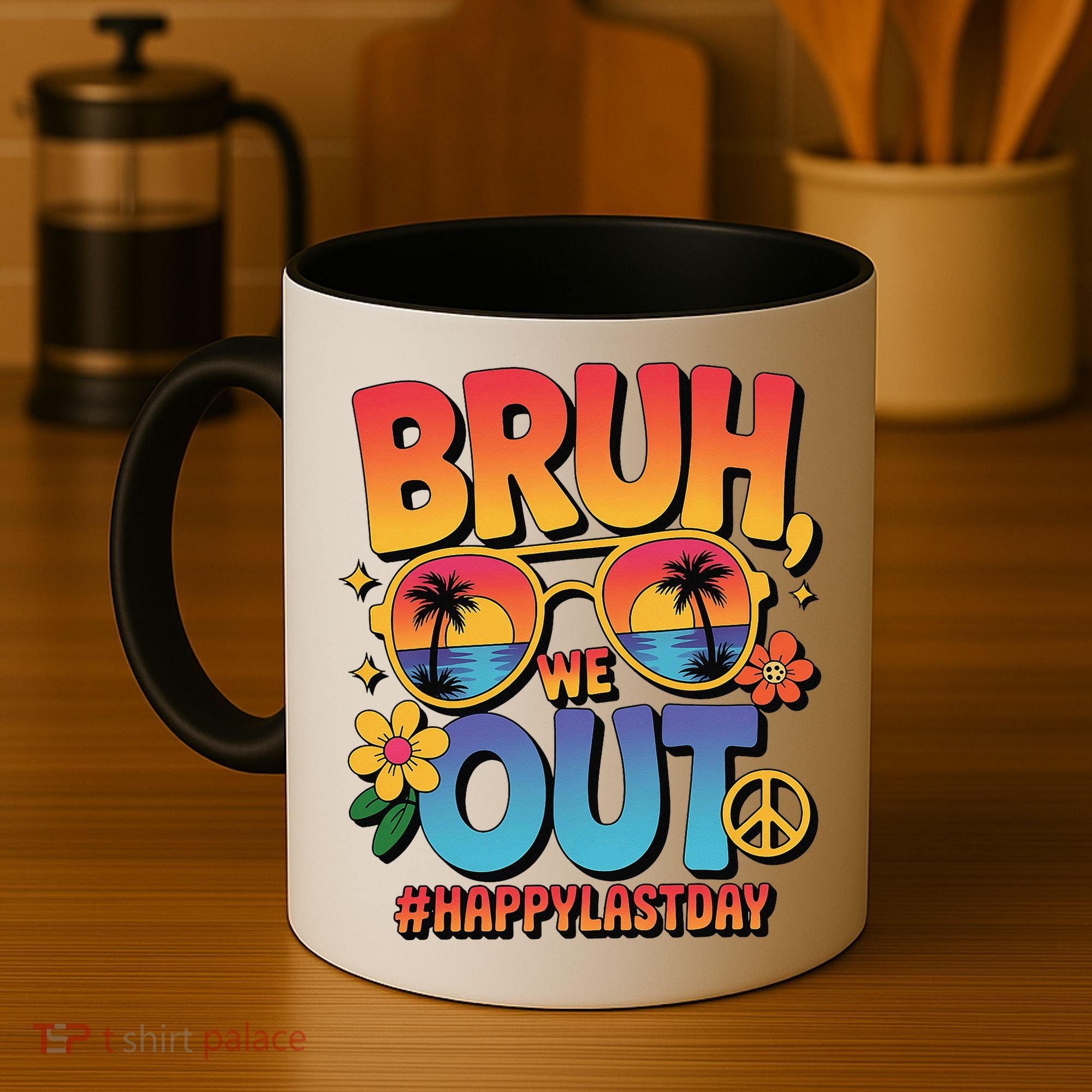 Funny Summer Break Bruh We Out Last Day Of School Teacher Coffee Mug