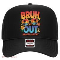 Funny Summer Break Bruh We Out Last Day Of School Teacher Hat thumb 0