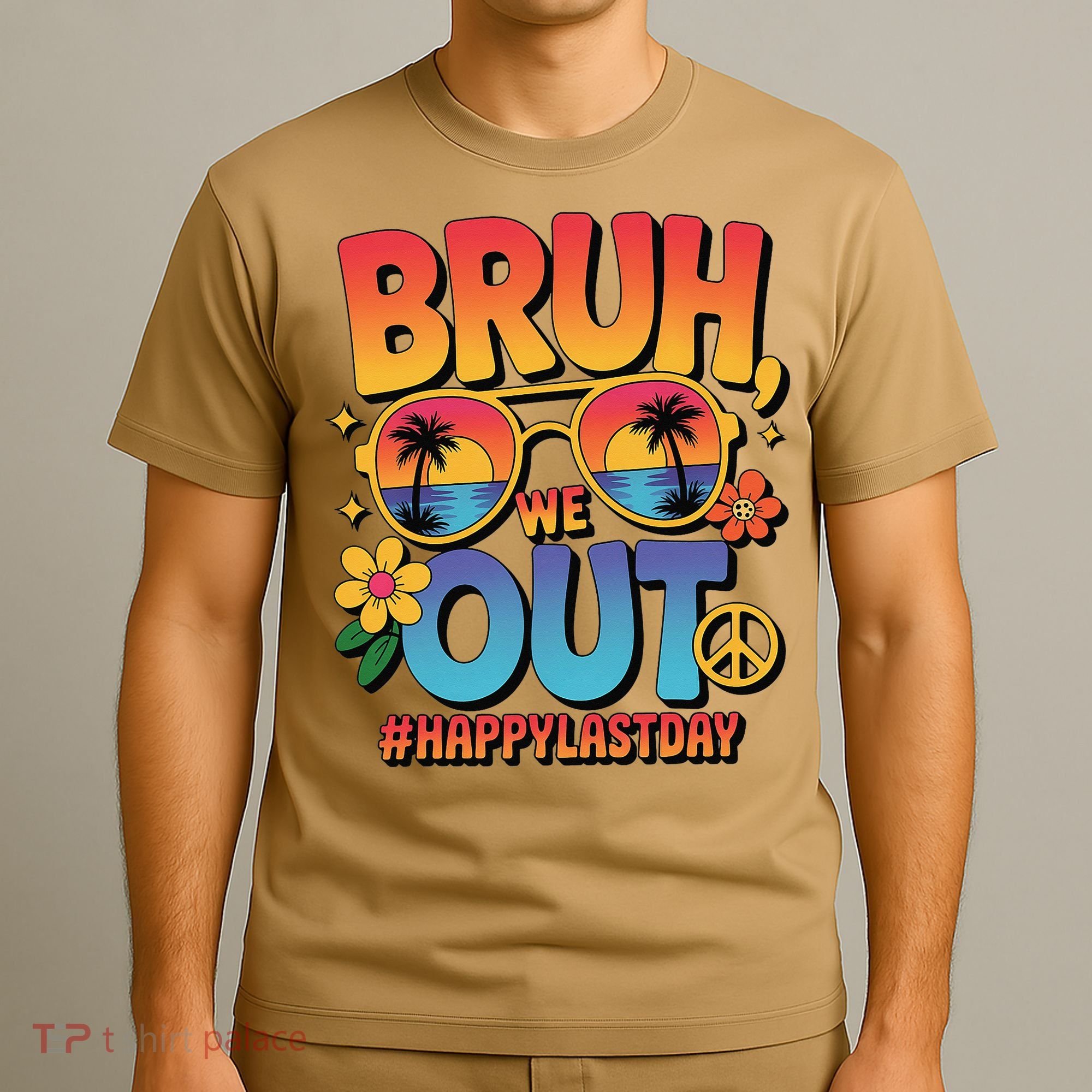Funny Summer Break Bruh We Out Last Day Of School Teacher T-Shirt