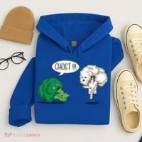 Funny Scared Broccoli By Ghost Cauliflower Funny Vegetarian Gift Hoodie thumb 4
