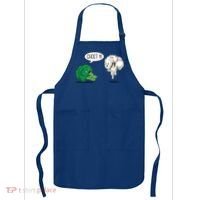 Funny Scared Broccoli By Ghost Cauliflower Funny Vegetarian Gift Apron thumb 0