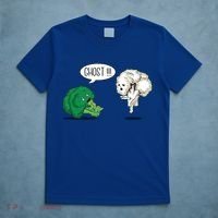 Funny Scared Broccoli By Ghost Cauliflower Funny Vegetarian Gift T-Shirt thumb 5