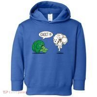 Funny Scared Broccoli By Ghost Cauliflower Funny Vegetarian Gift Toddler Hoodie thumb 0