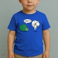 Funny Scared Broccoli By Ghost Cauliflower Funny Vegetarian Gift Toddler T-Shirt thumb 2