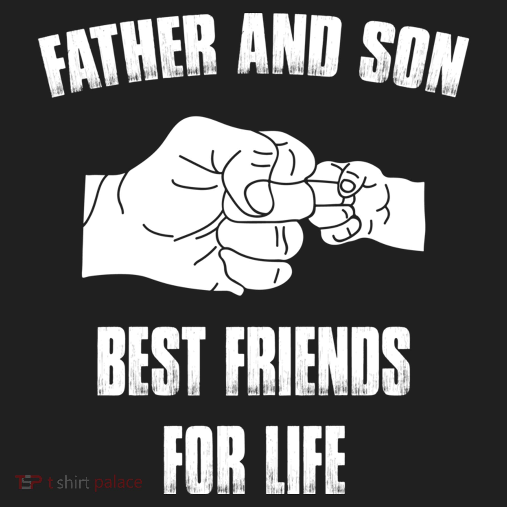 Father Son Best Friends For Life Fist Bump Gift Beanie