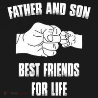 Father Son Best Friends For Life Fist Bump Gift Ornament thumb 1