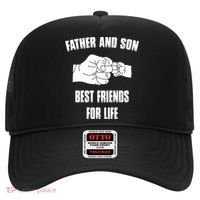 Father Son Best Friends For Life Fist Bump Gift Hat thumb 0