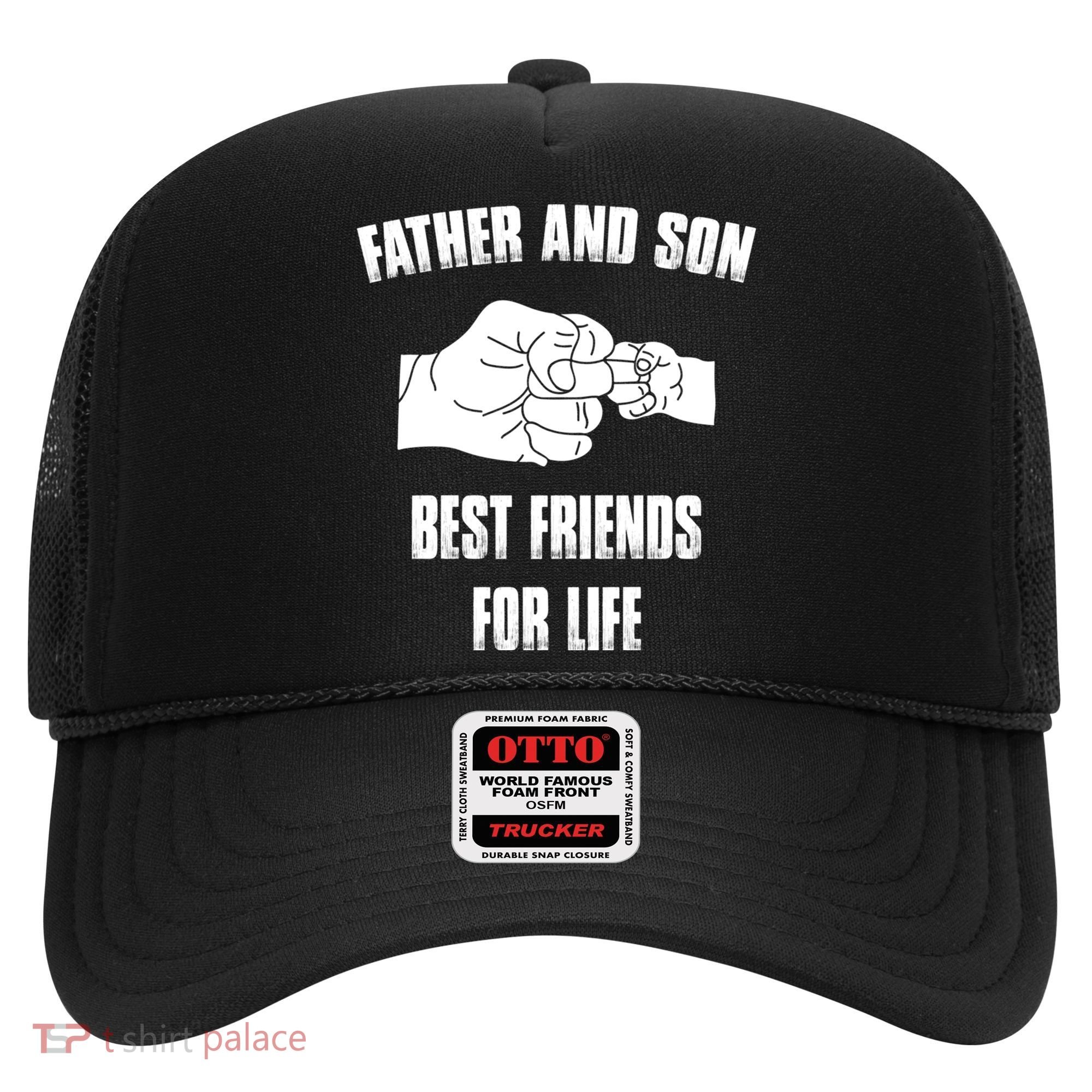 Father Son Best Friends For Life Fist Bump Gift Hat