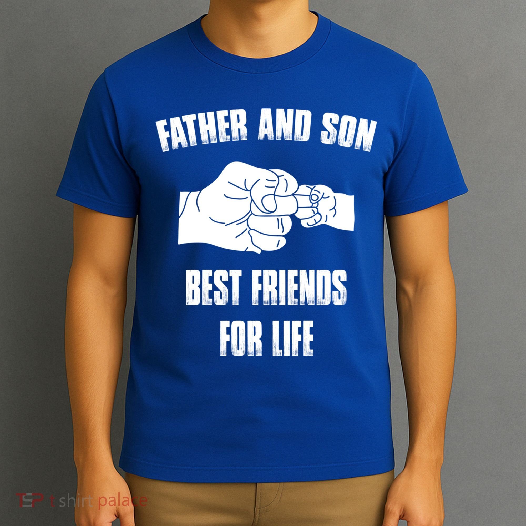 Father Son Best Friends For Life Fist Bump Gift T-Shirt