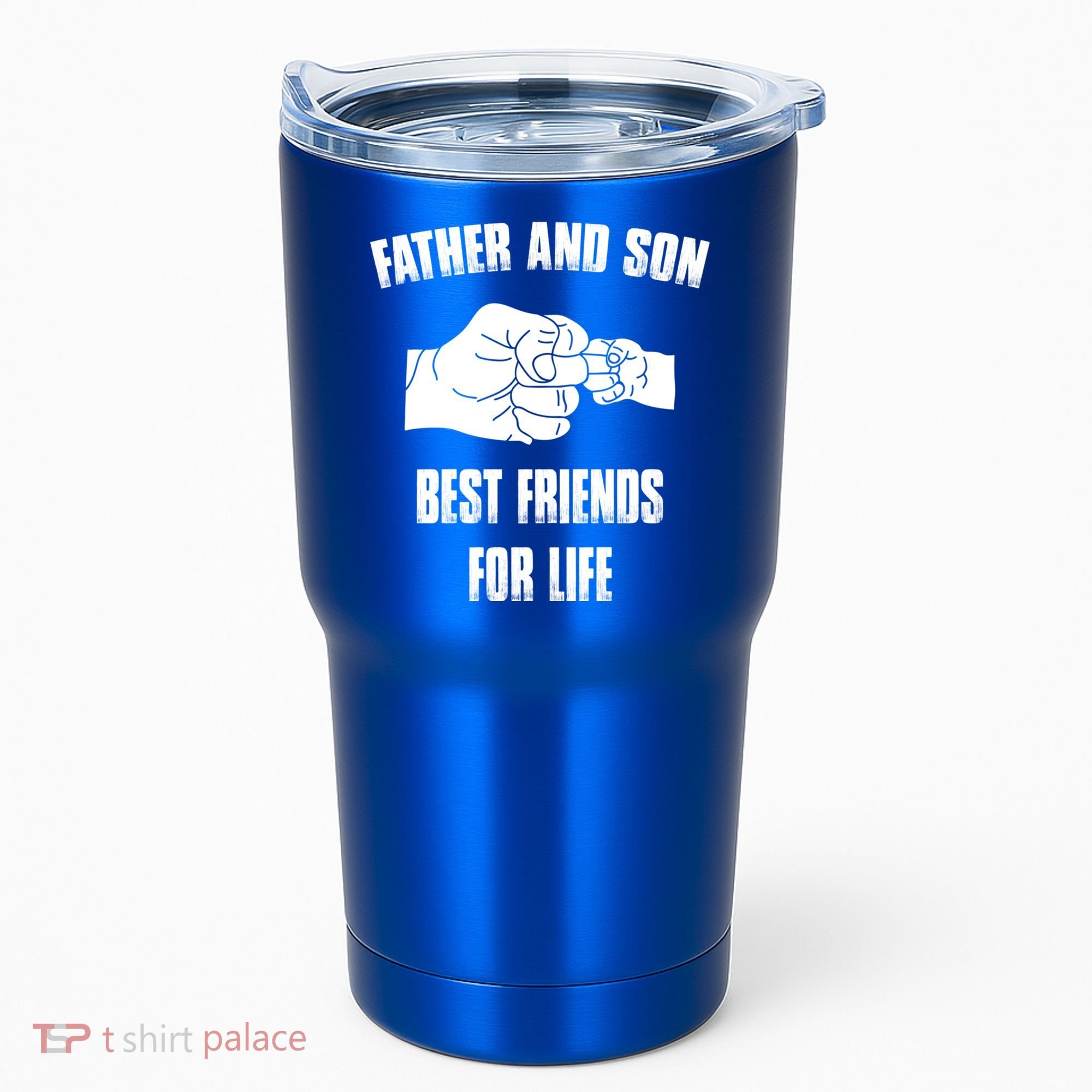 Father Son Best Friends For Life Fist Bump Gift Tumbler