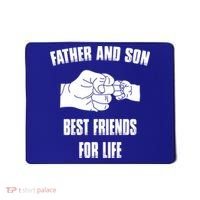 Father Son Best Friends For Life Fist Bump Gift Mousepad thumb 0