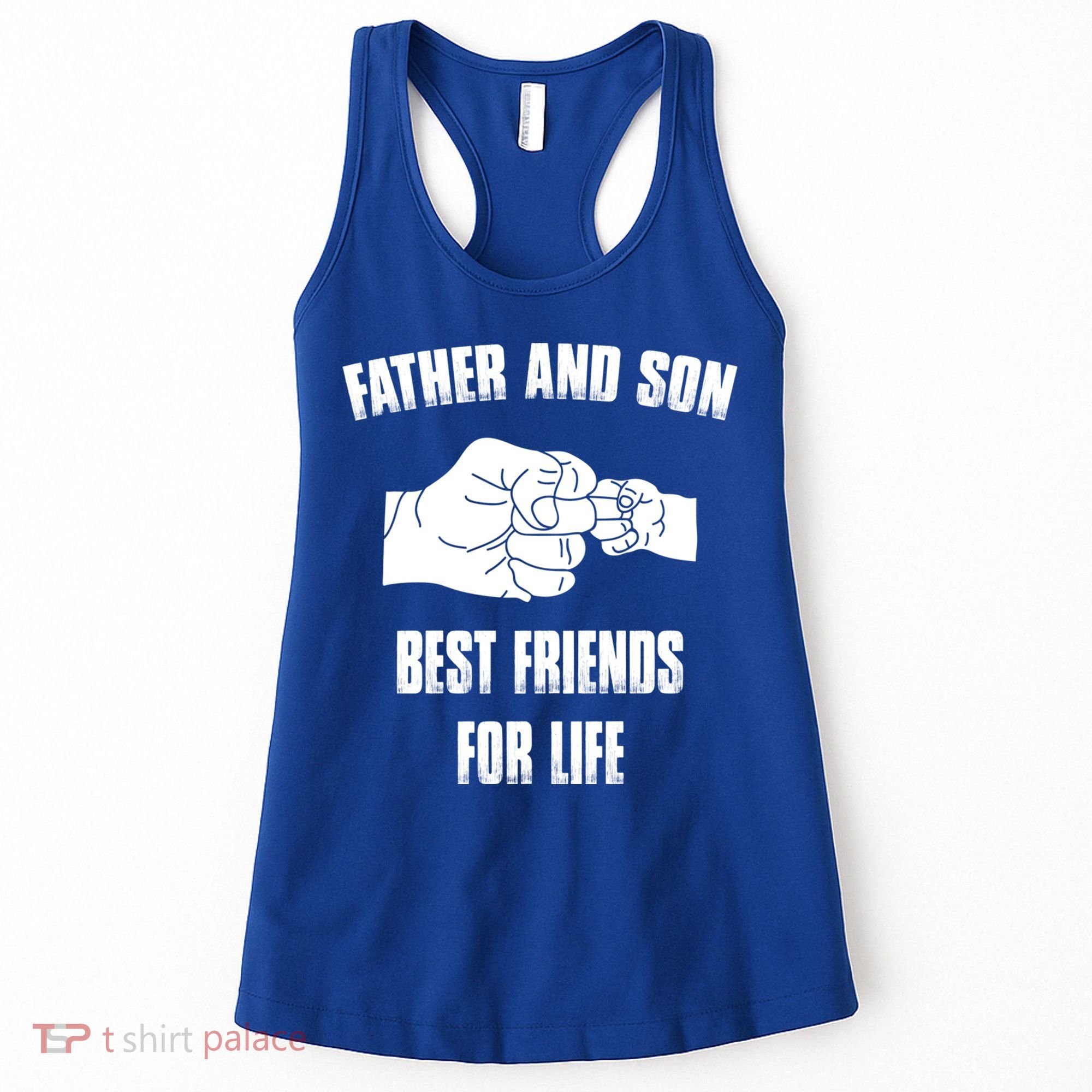 Father Son Best Friends For Life Fist Bump Gift Women's Tank Top