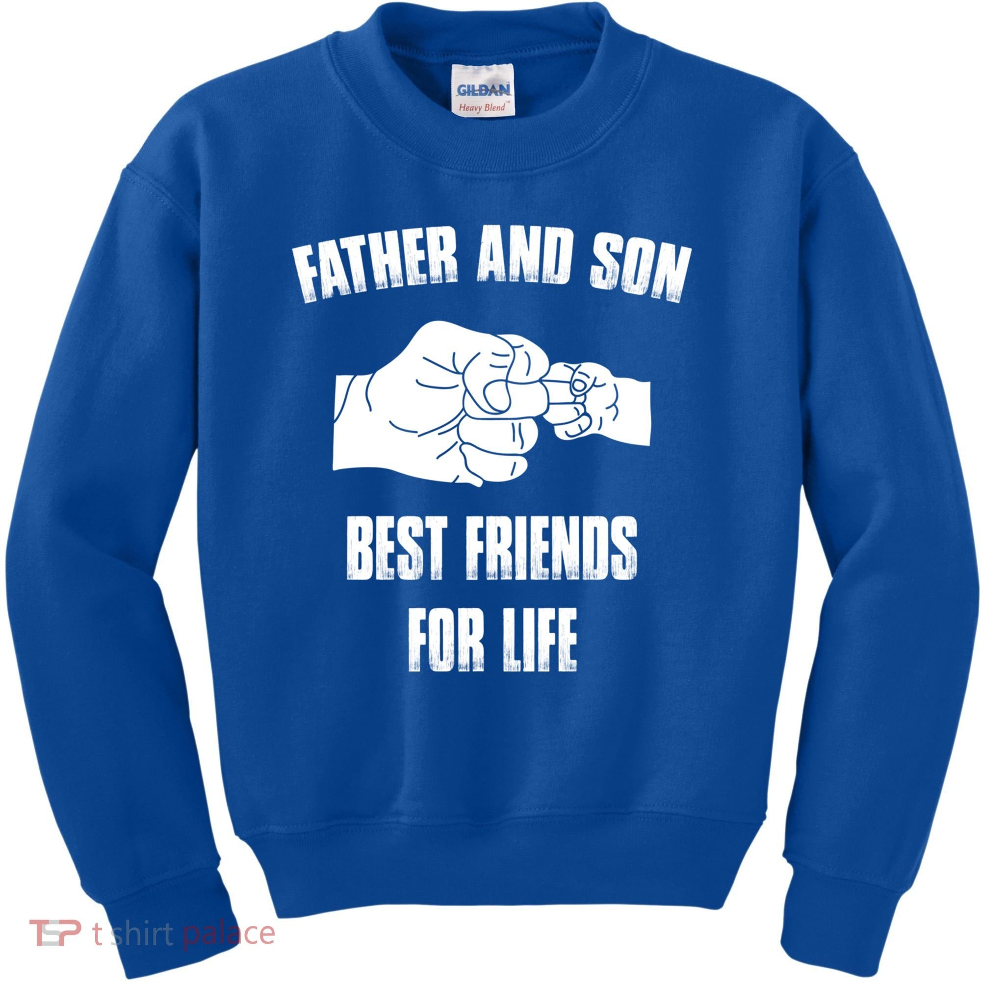 Father Son Best Friends For Life Fist Bump Gift Kids Sweatshirt