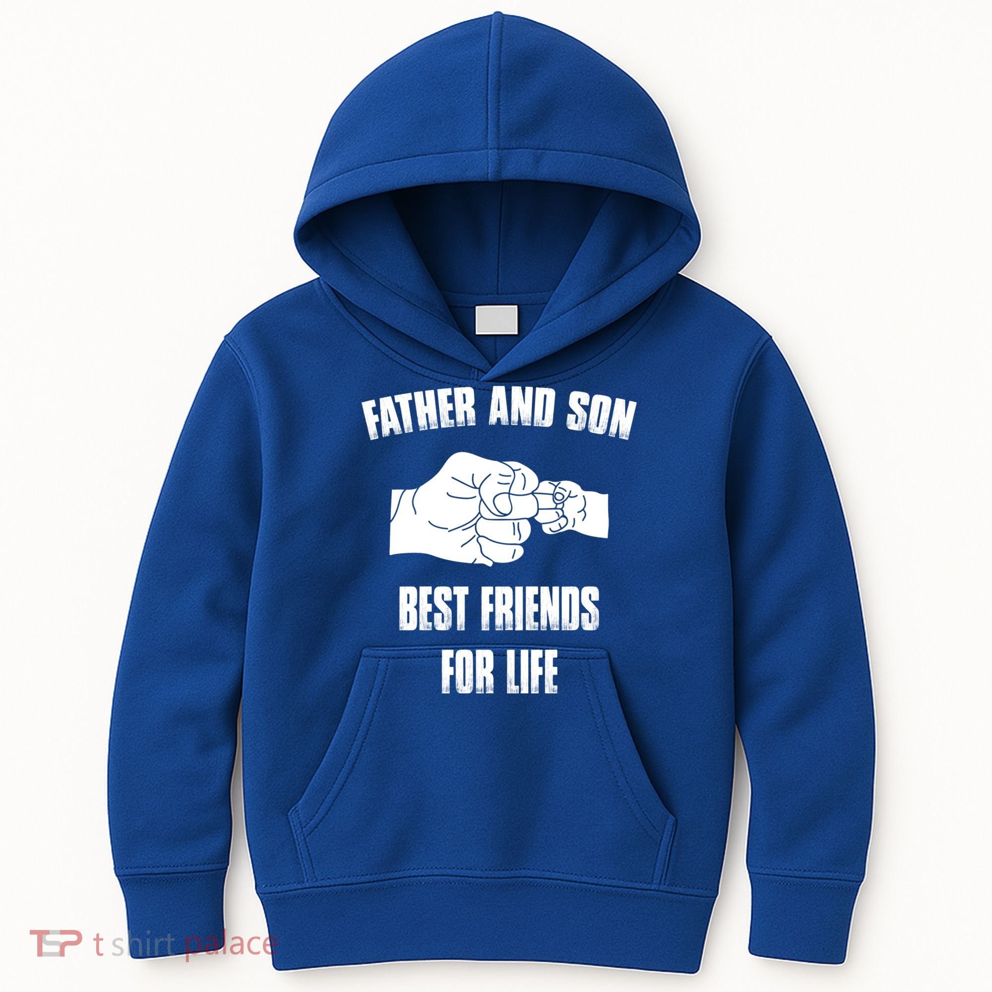 Father Son Best Friends For Life Fist Bump Gift Kids Hoodie