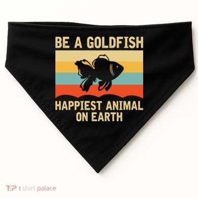 Funny Soccer Be A Goldfish Ted Coach Motivation Lasso USA-Made Doggie Bandana
