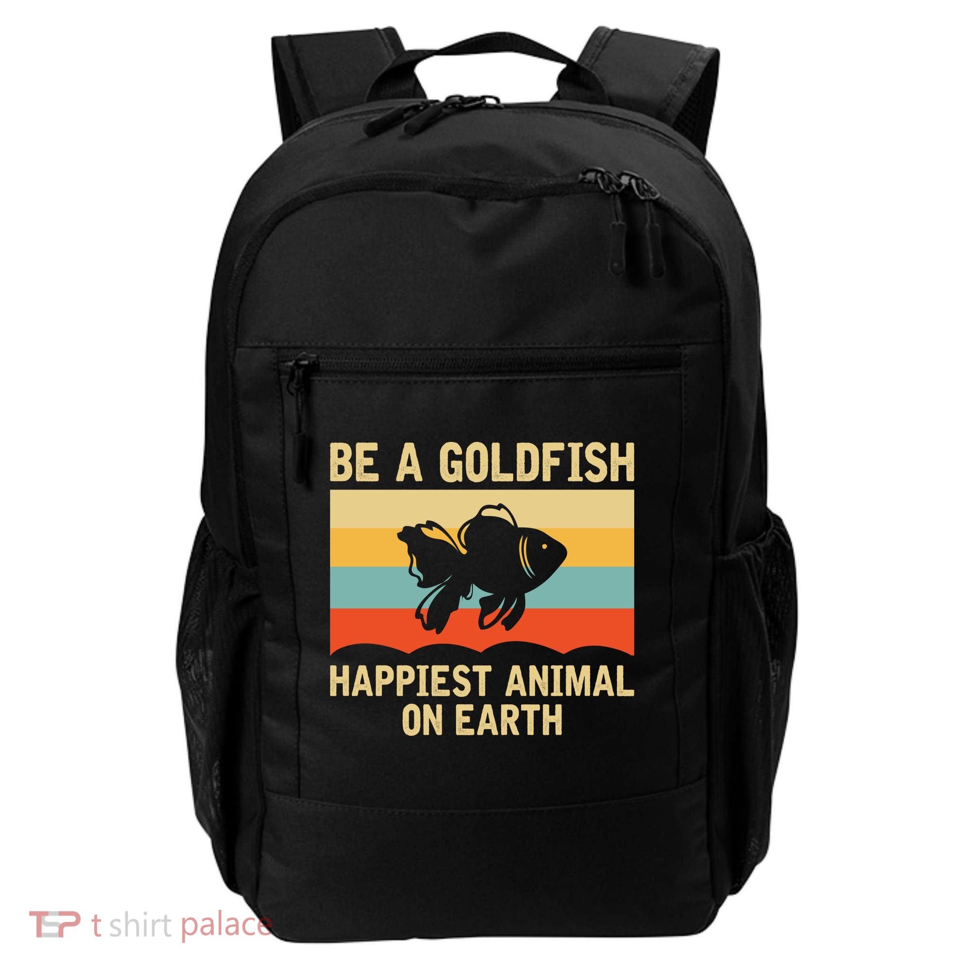 Funny Soccer Be A Goldfish Ted Coach Motivation Lasso Backpack