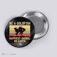 Funny Soccer Be A Goldfish Ted Coach Motivation Lasso Button thumb 0