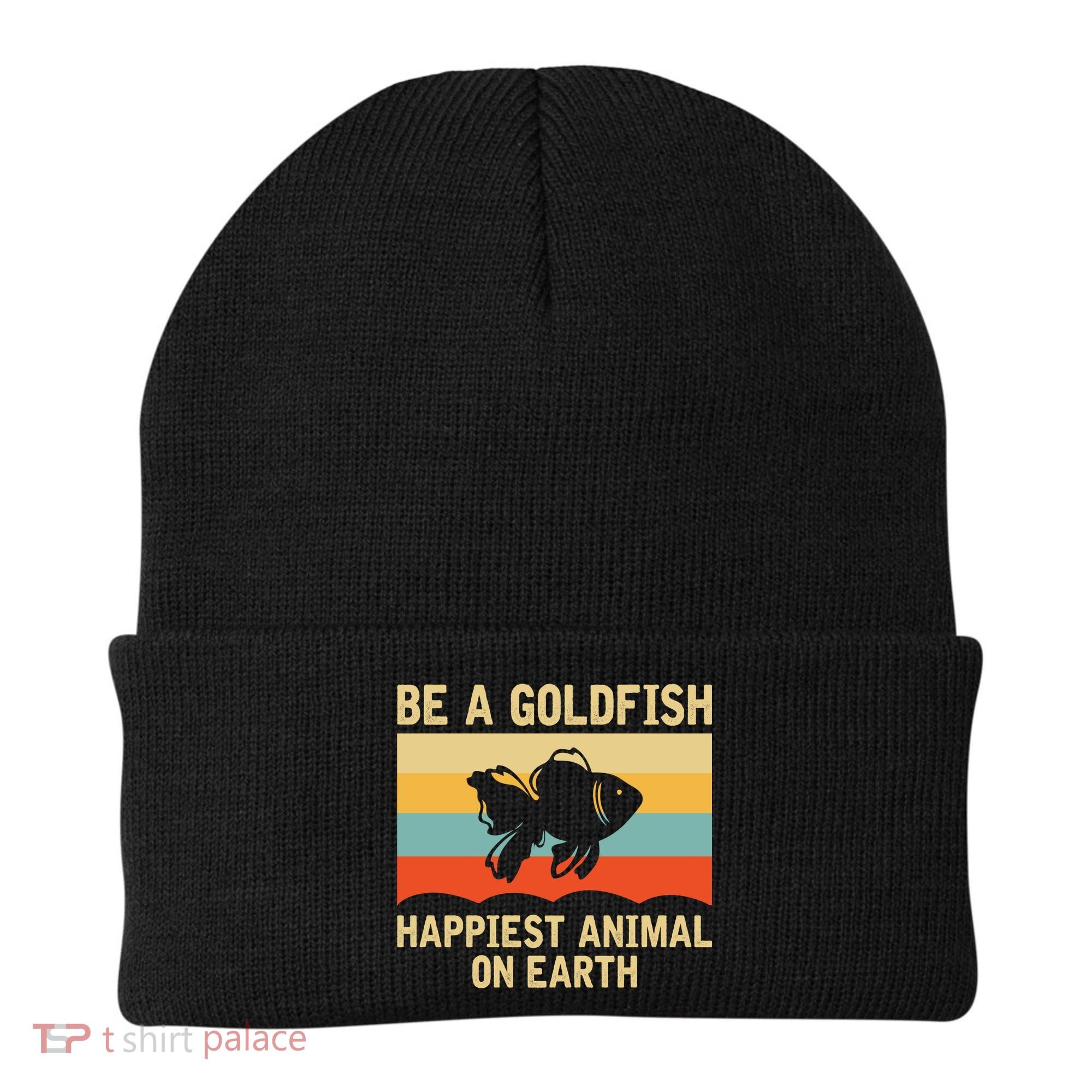 Funny Soccer Be A Goldfish Ted Coach Motivation Lasso Beanie