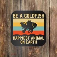Funny Soccer Be A Goldfish Ted Coach Motivation Lasso Coaster thumb 0