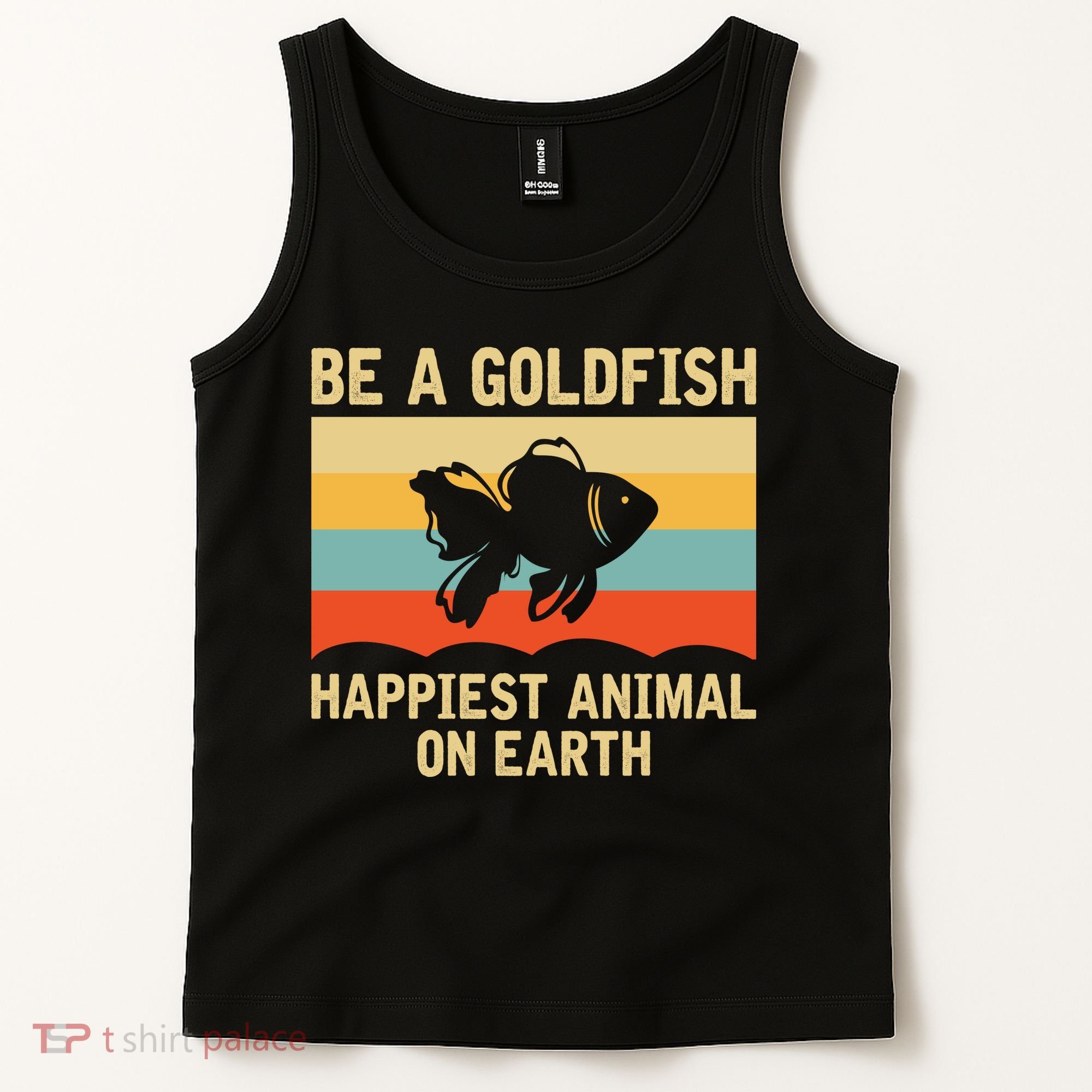 Funny Soccer Be A Goldfish Ted Coach Motivation Lasso Tank Top