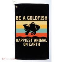 Funny Soccer Be A Goldfish Ted Coach Motivation Lasso Golf Towel thumb 0