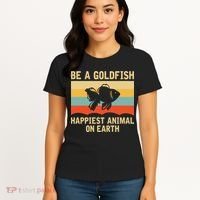 Funny Soccer Be A Goldfish Ted Coach Motivation Lasso Women's T-Shirt thumb 4