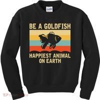 Funny Soccer Be A Goldfish Ted Coach Motivation Lasso Kids Sweatshirt thumb 0